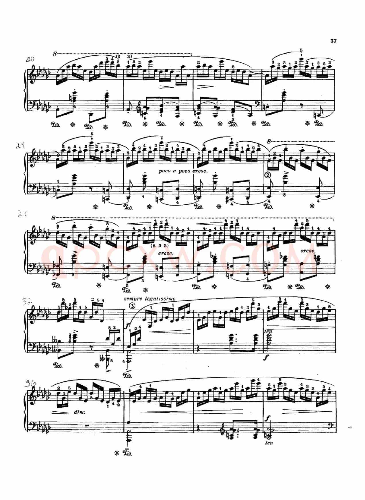 12 Etudes Op.10 柯尔托教学版(12首练习曲·5)