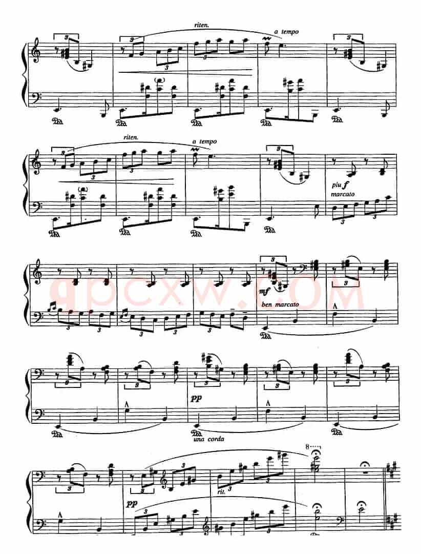 现代钢琴曲：27、探戈舞曲（Op.164，No.2）