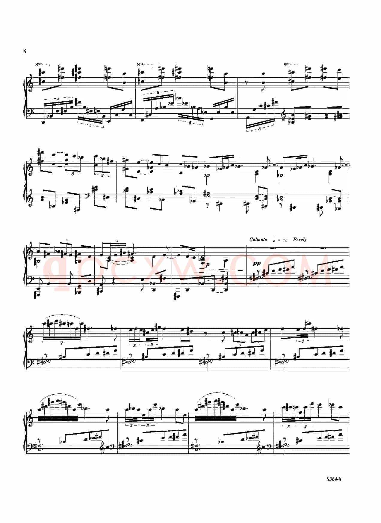 Piano Sonata No.8（第八钢琴奏鸣曲）（1）