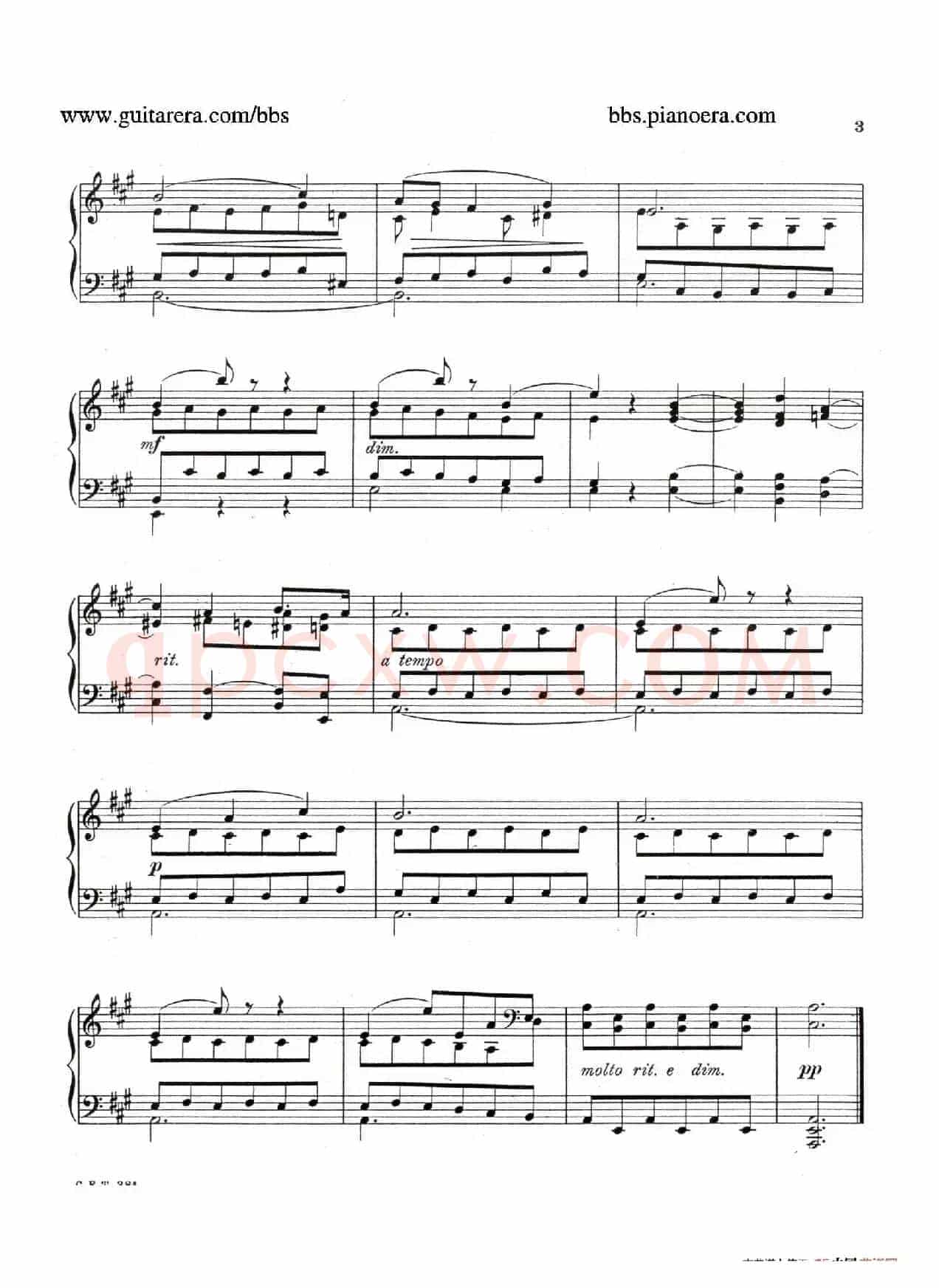 Eight Preludes Op.30(8首前奏曲 7. A大调)