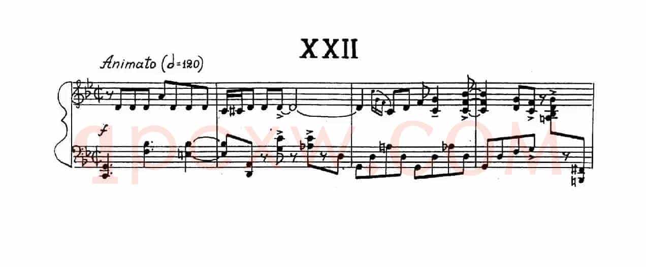 24 Preludes Op.53（24首前奏曲·XXⅡ）