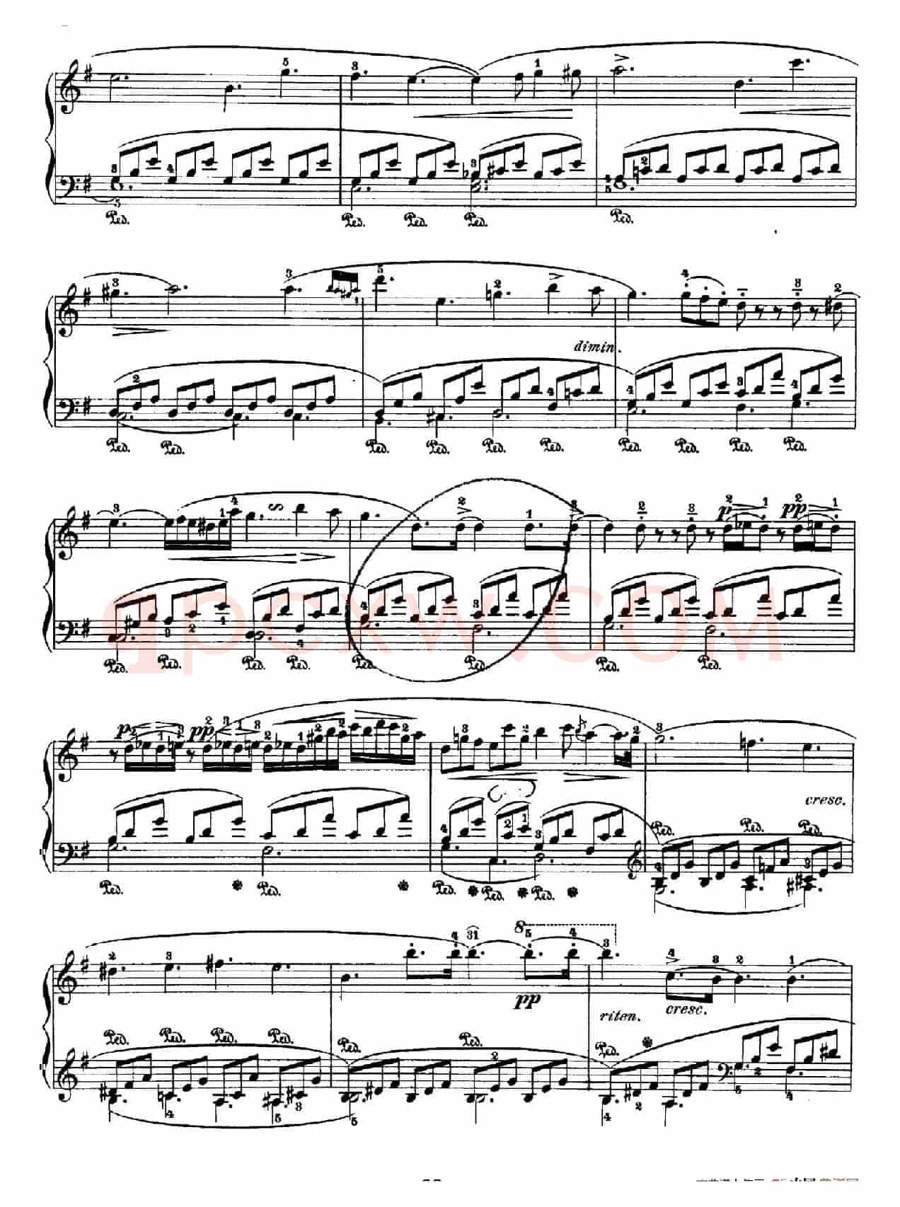 Nocturne No.10 in e Minor（e小调第十号夜曲）
