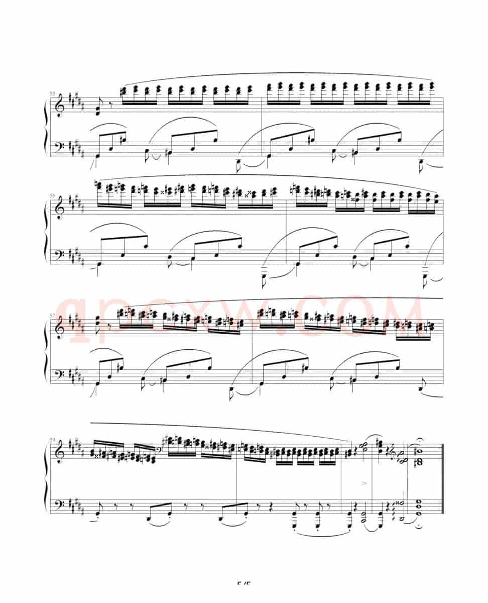 练习曲 Op.25  No.6
