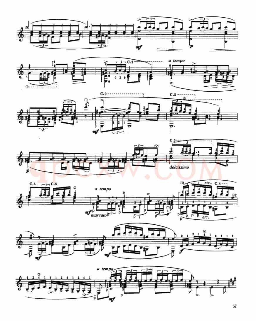 卡狄斯（歌曲）（古典吉他）
