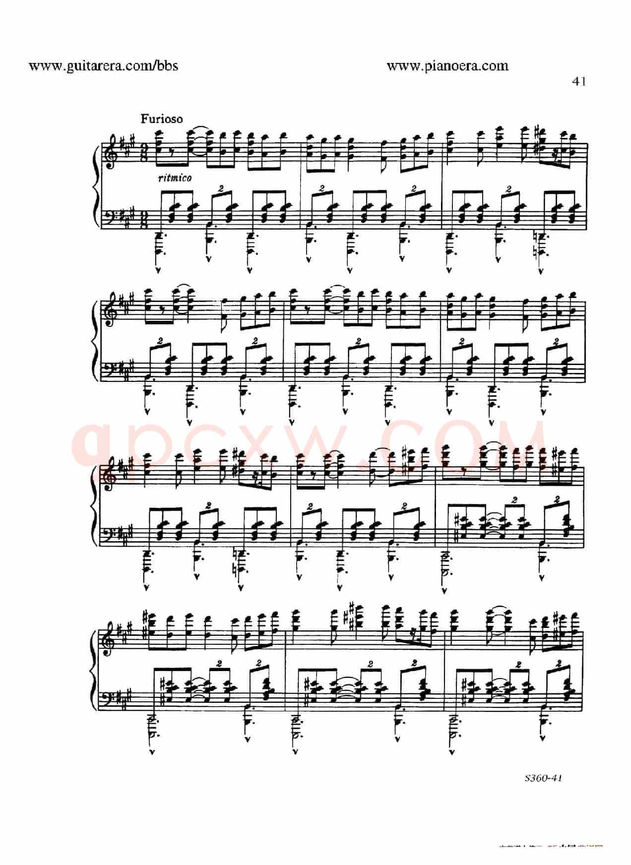 Fourth Piano Sonata S.360(第四钢琴奏鸣曲)