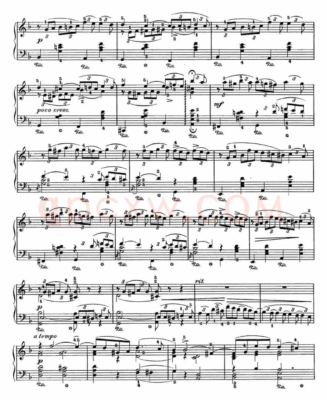 柴可夫斯基 四季 10月 秋之歌 d小调 Autumn Song D minor