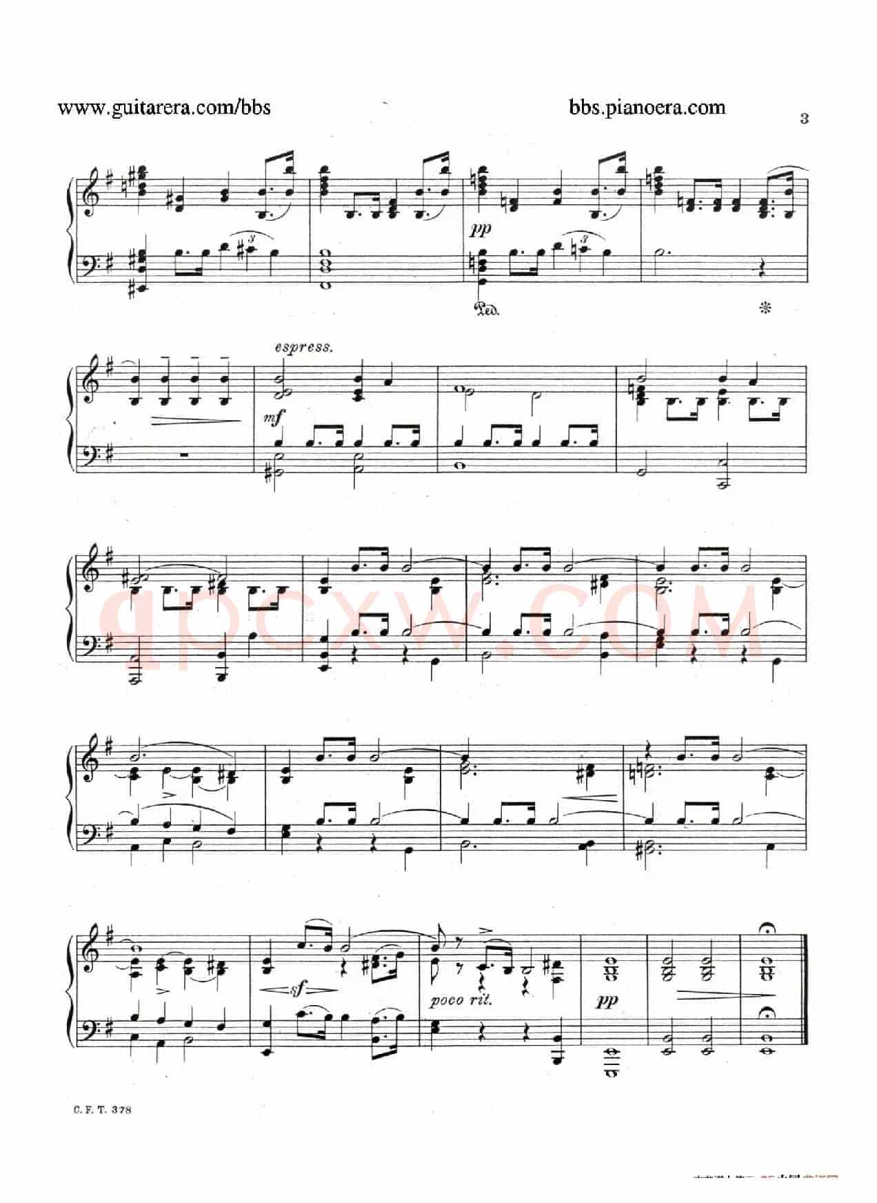 Eight Preludes Op.30(8首前奏曲 4. e小调)