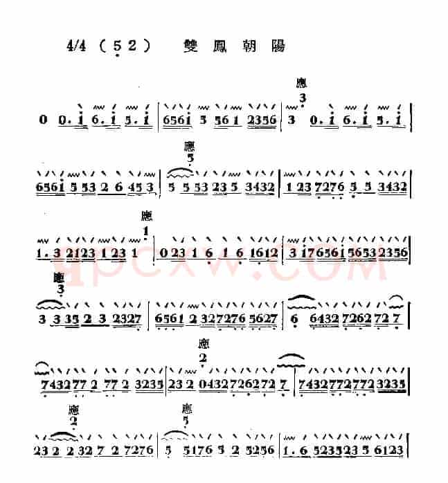 双凤朝阳（秦琴）