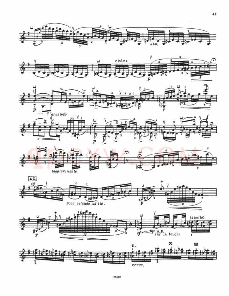 SONATE No5（伊萨伊小提琴奏鸣曲）