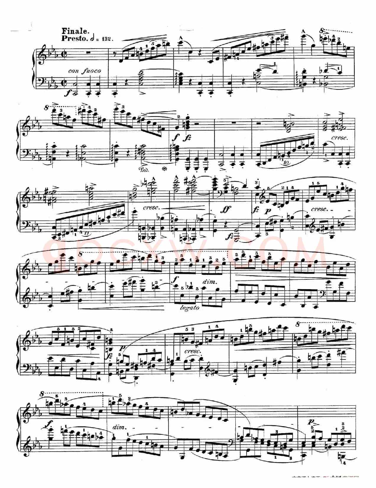 Piano Sonata No.1 in c Minor Op.4 (c小调第一钢琴奏鸣曲)