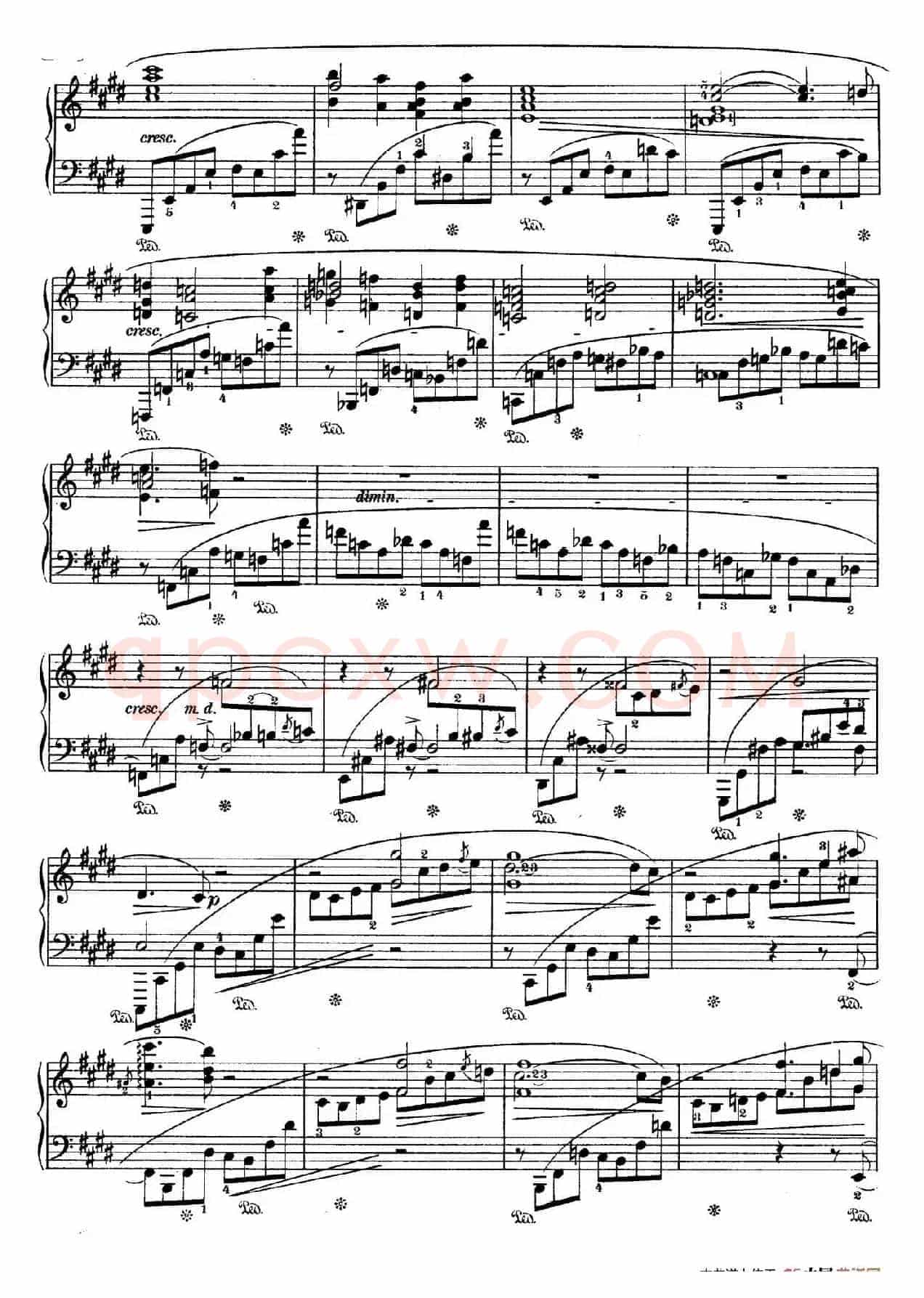 Prelude in c-Sharp Minor Op.45(升c小调前奏曲 )