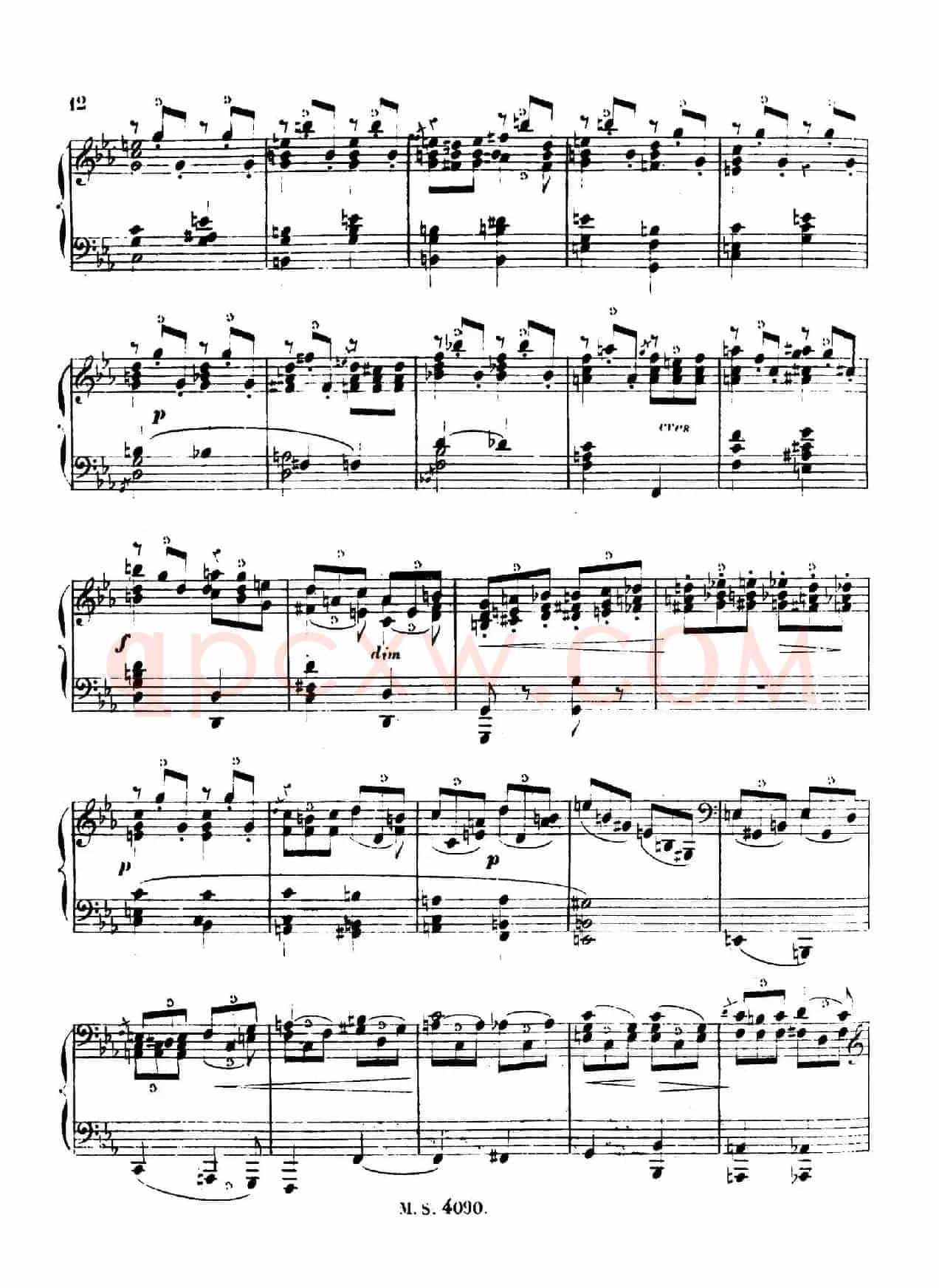 c小调钢琴奏鸣曲 （Piano Sonata in c Minor Op.56）