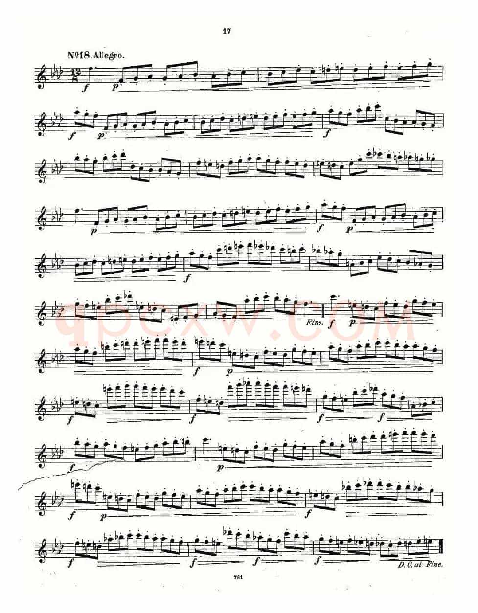 18 kleine Studien.Op.41
