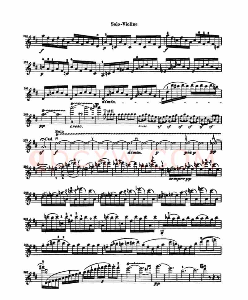 Konzert fur Violine（贝多芬小提琴协奏曲）