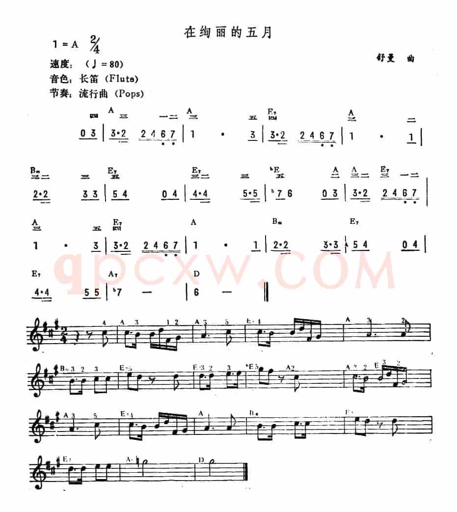 在绚丽的五月