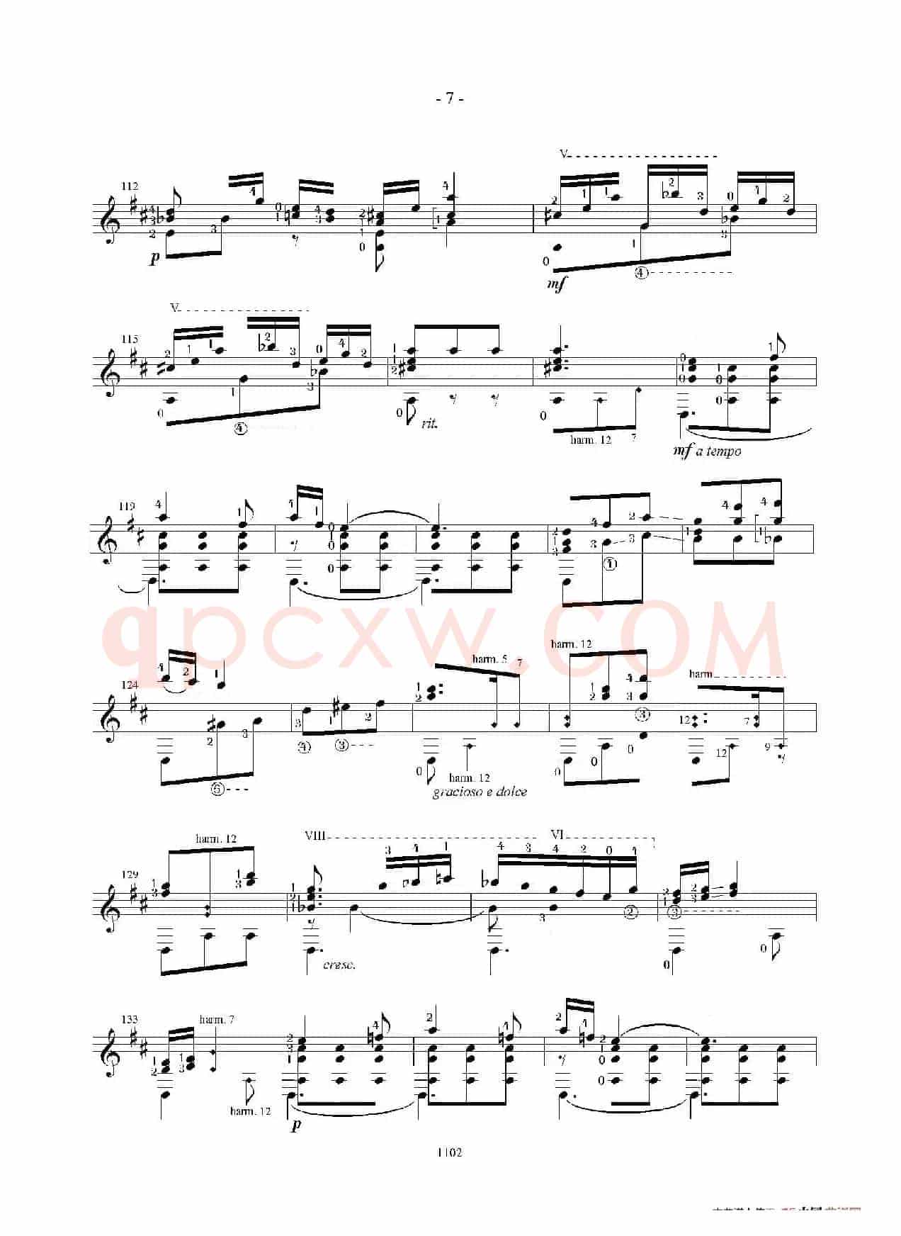 Torre Bermeja(Serenata)-1（古典吉他）