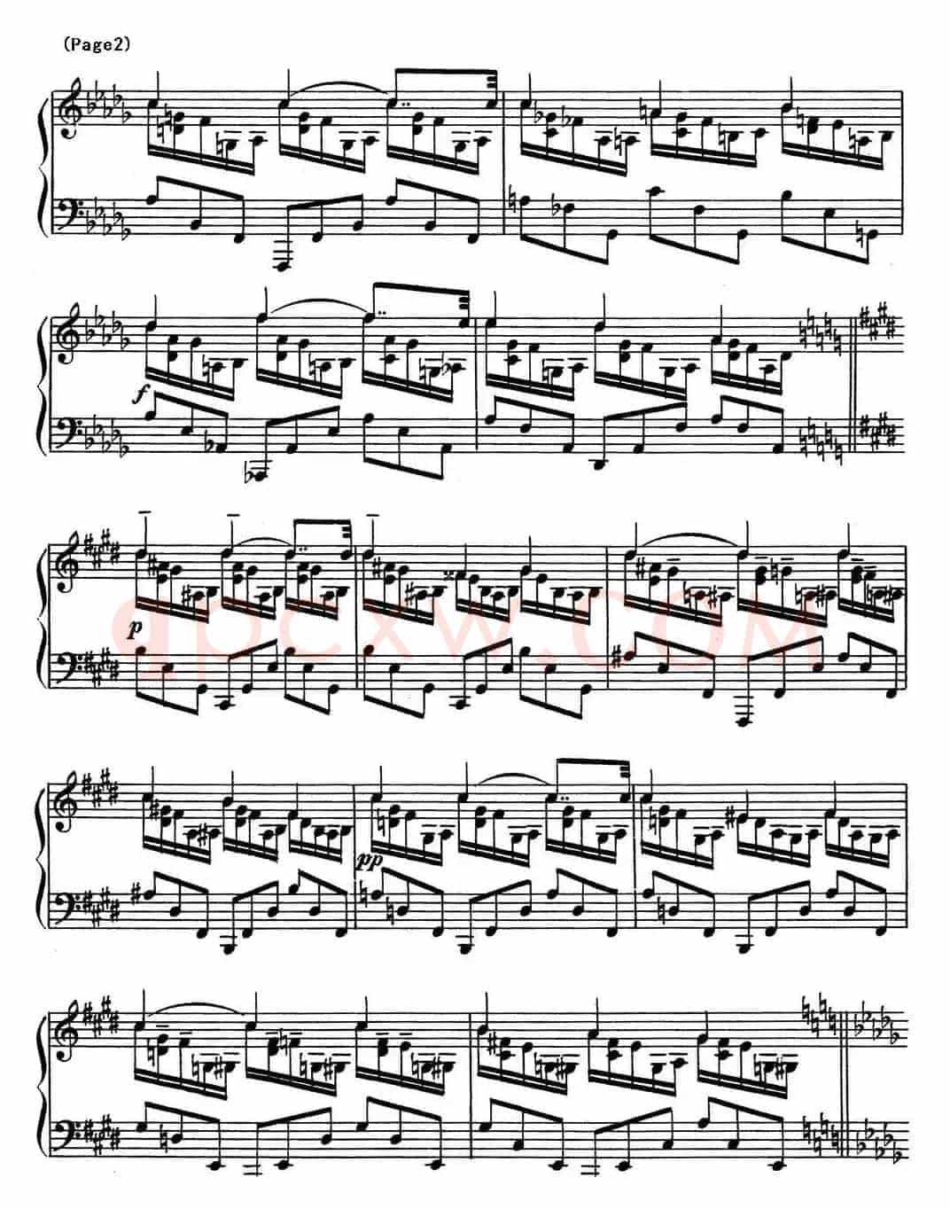 斯克里亚宾8首钢琴练习曲 Op42(No.6 Alexander Scriabin Etudes)