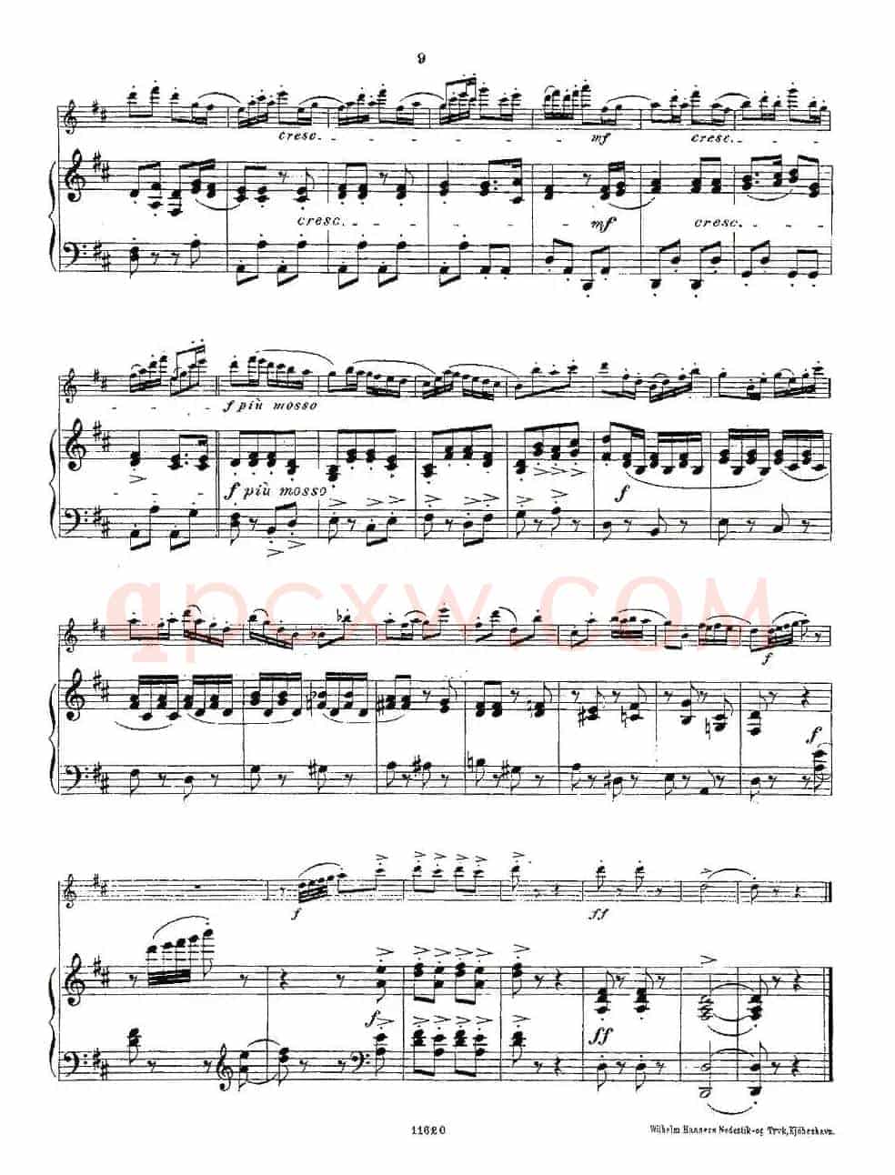 Opern-Transcriptionen.Op.45-8（长笛+钢琴伴奏）