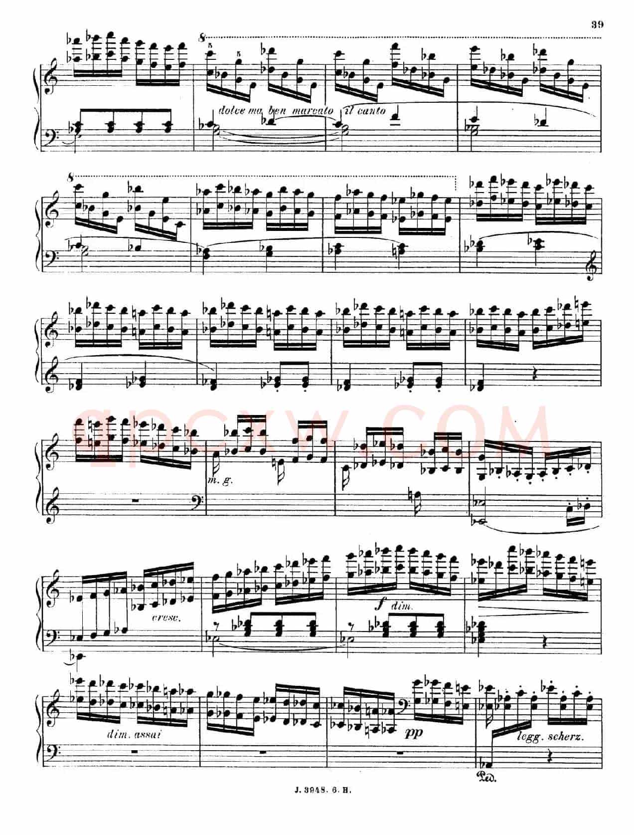 6 Etudes de Concert（6首音乐会练习曲·6）