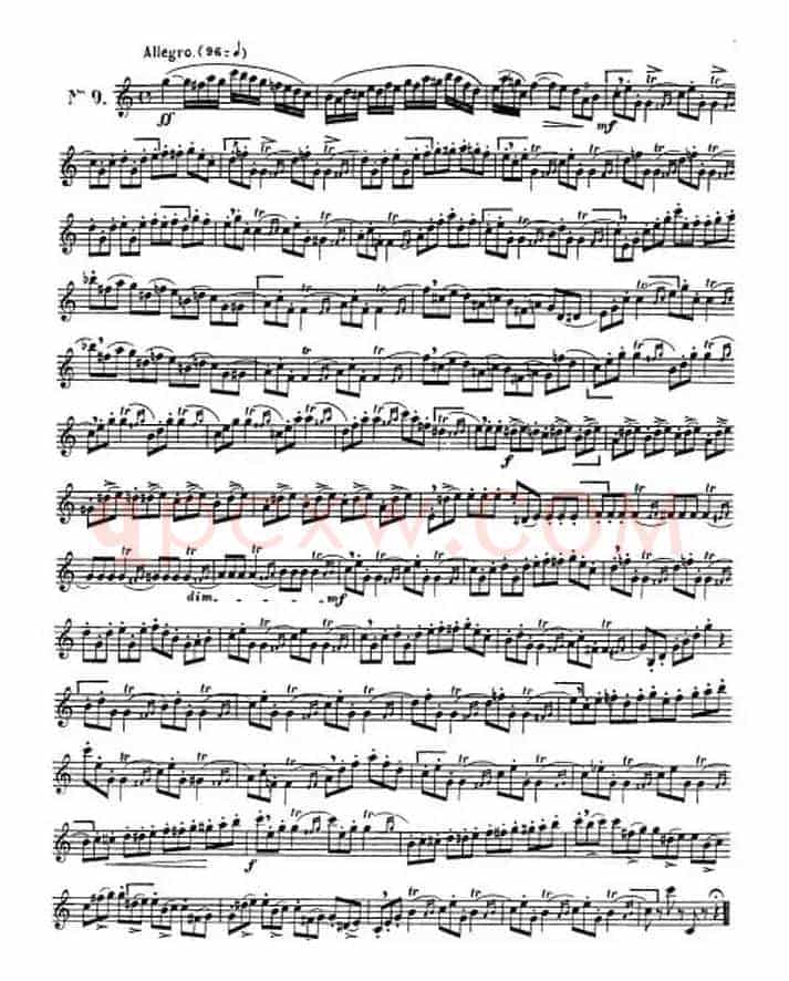 克劳斯古典萨克斯练习曲1-10
