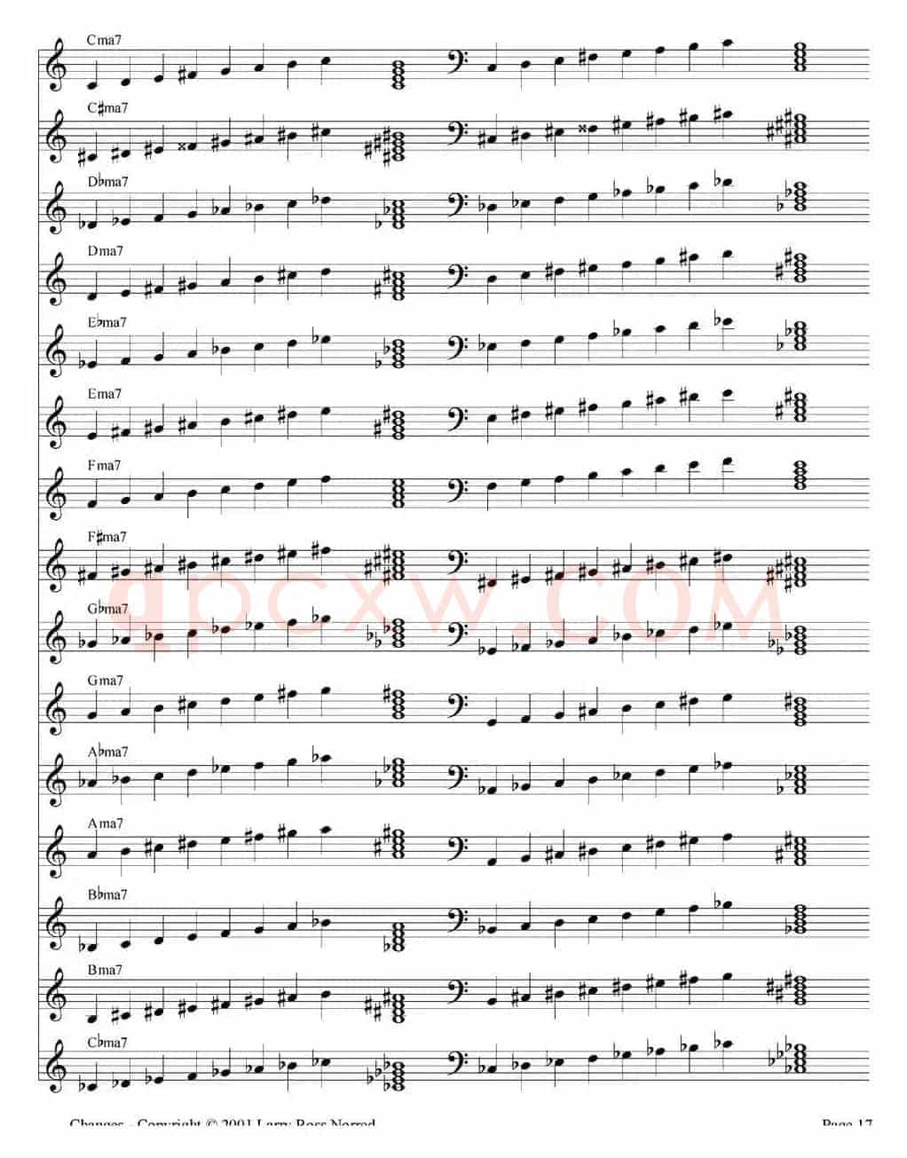 Changes（爵士乐和弦教材）（P1-20）