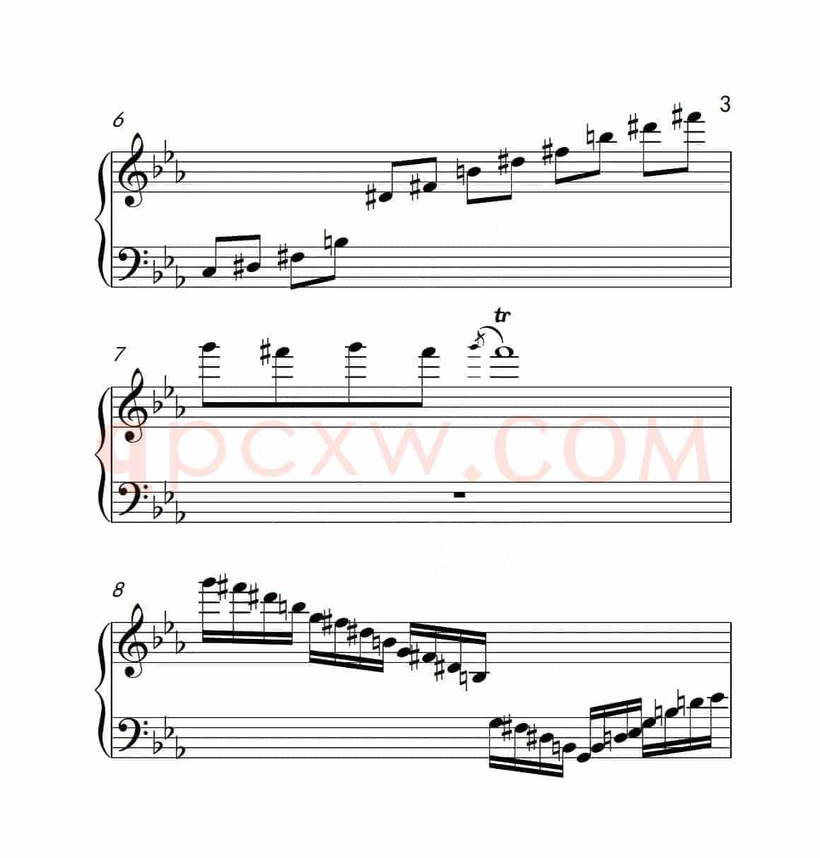 第六级 台湾民谣（中国音乐学院钢琴考级作品1~6级）