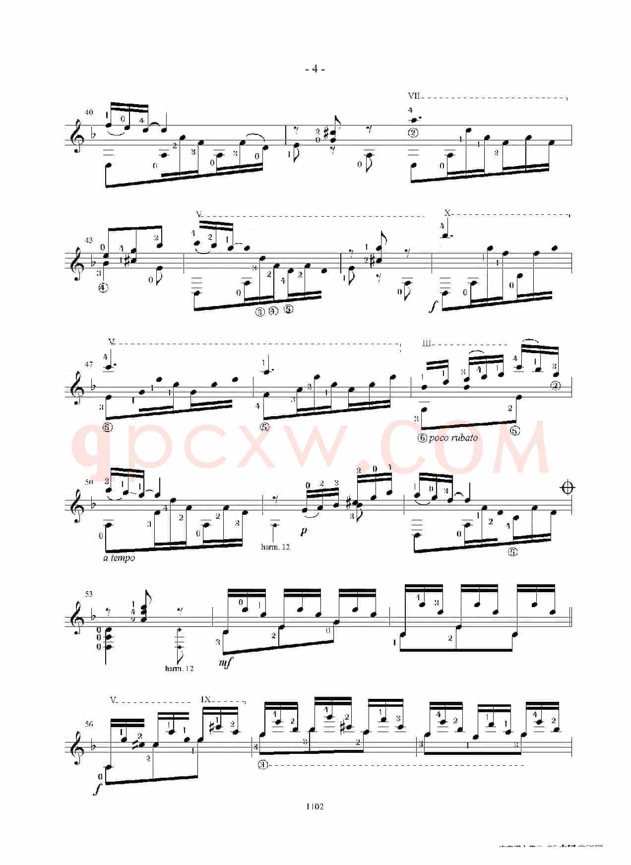 Torre Bermeja(Serenata)-1（古典吉他）