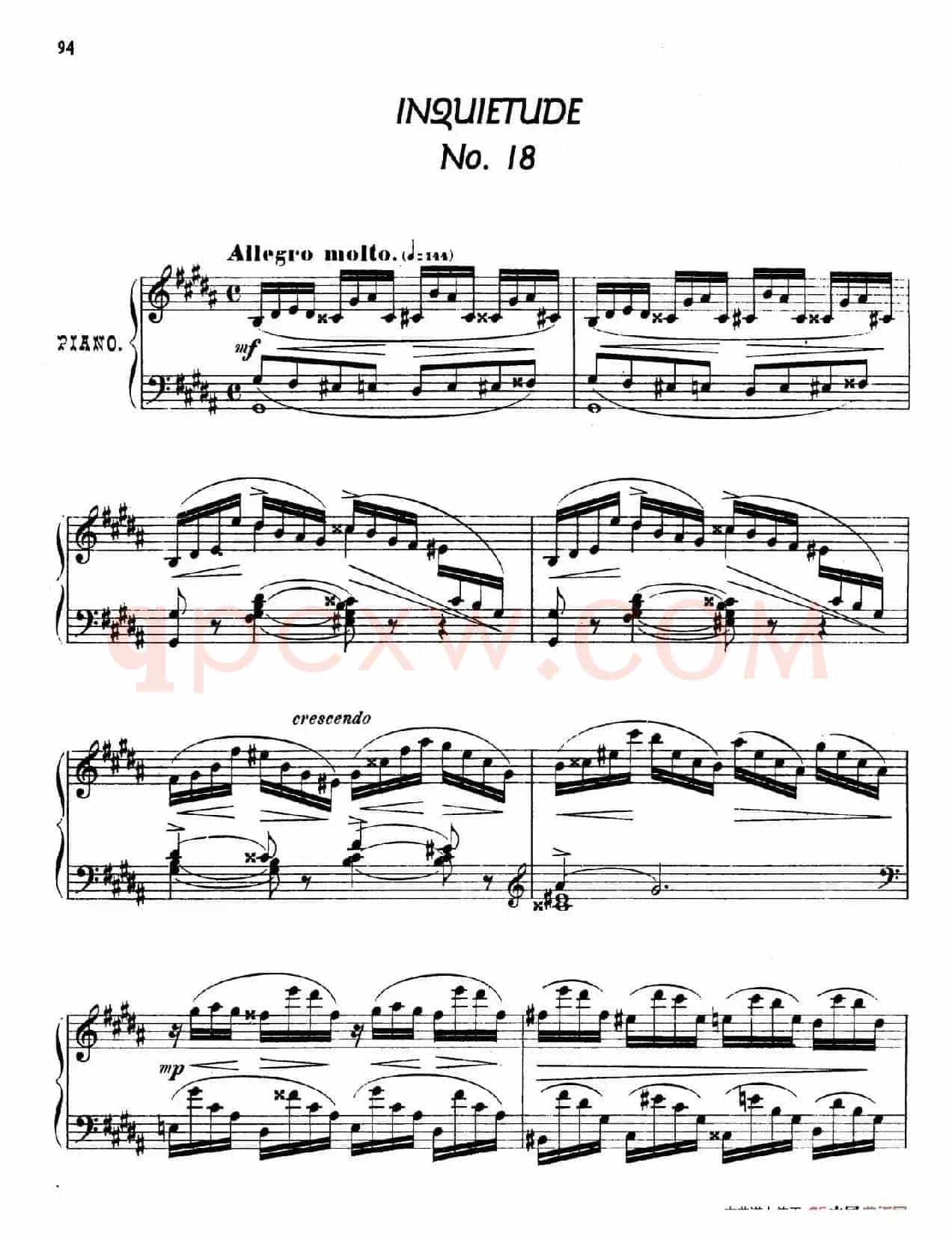 24 Characteristic Pieces Op.36(24首性格小品·18)