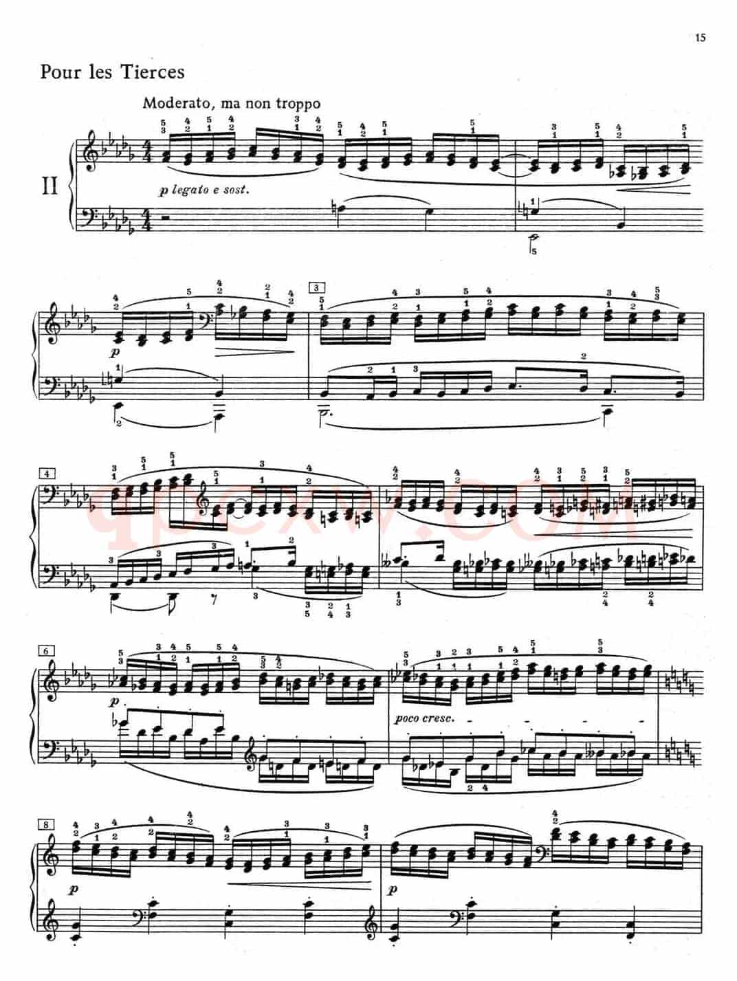 德彪西12首钢琴练习曲(2 三度练习v1.0 tierces)