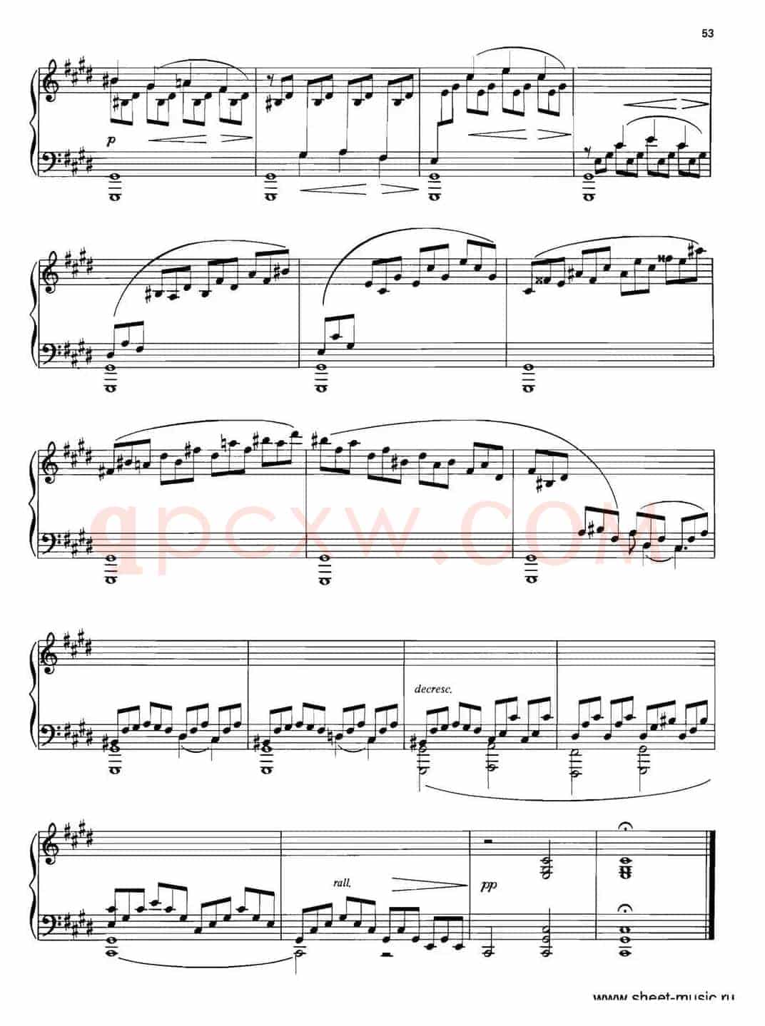 SONATE AU CLAIR DE LUNE(MOONLIGHT SONATA)