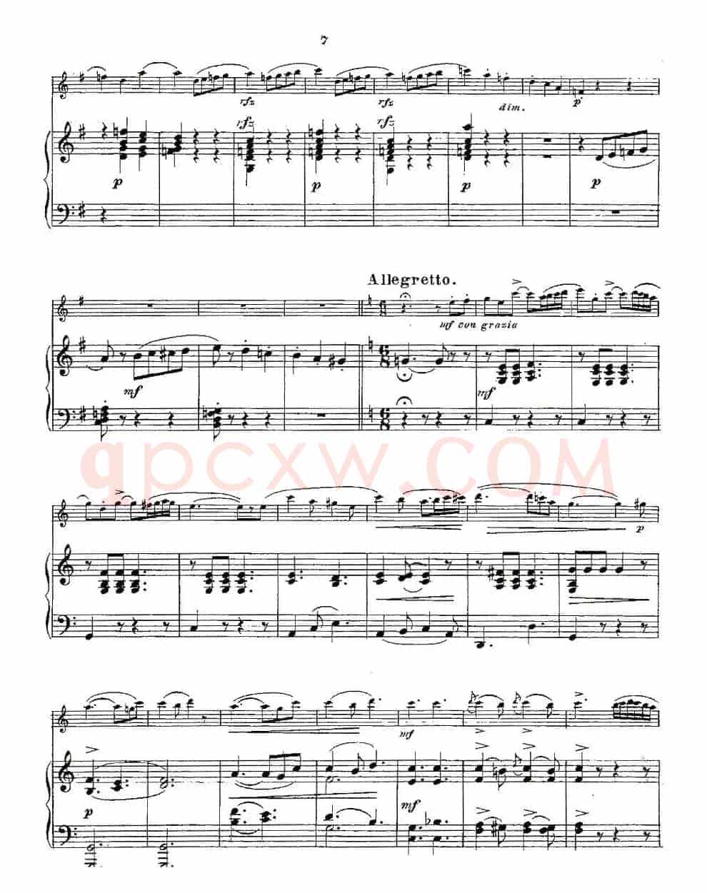 Opern-Transcriptionen.Op.45-7（长笛+钢琴伴奏）