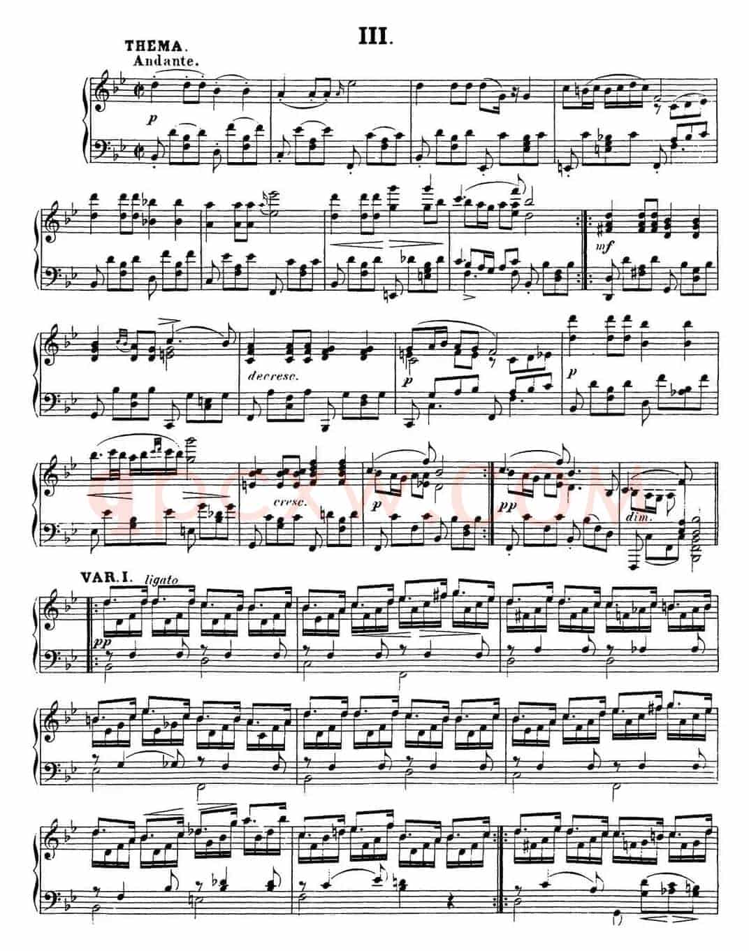舒伯特降B大调即兴曲D.935，Op.142（NO.3）