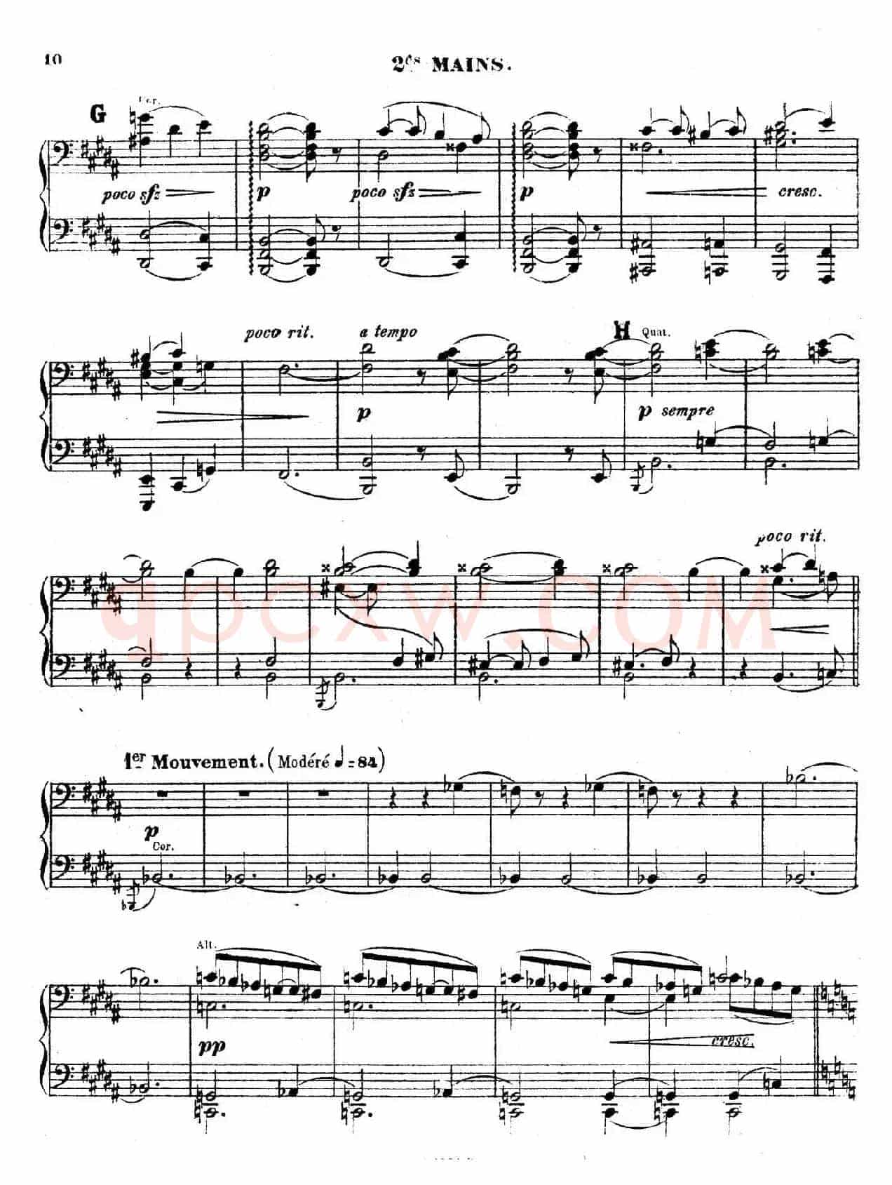 Symphony on a French Mountain Air Op.25（法国山歌交响曲·双钢琴·Ⅰ）