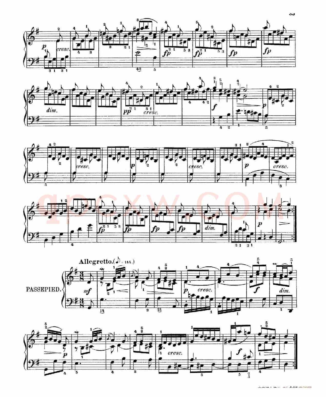 Six Partitas BWV 825-830(6首帕蒂塔·5)