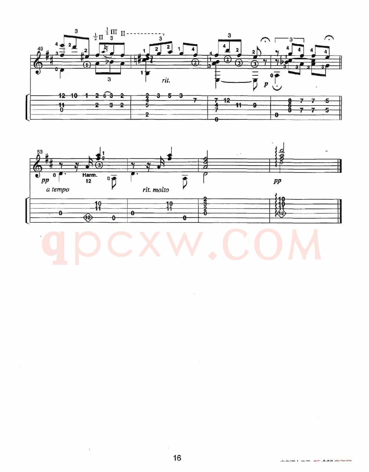 古典吉他:From the Dance(Tango)