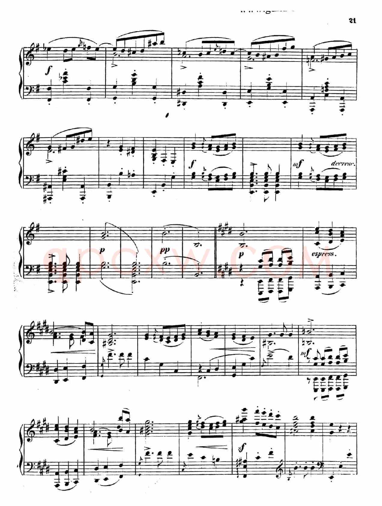 Waltzes Op.23（圆舞曲集·9、e小调）