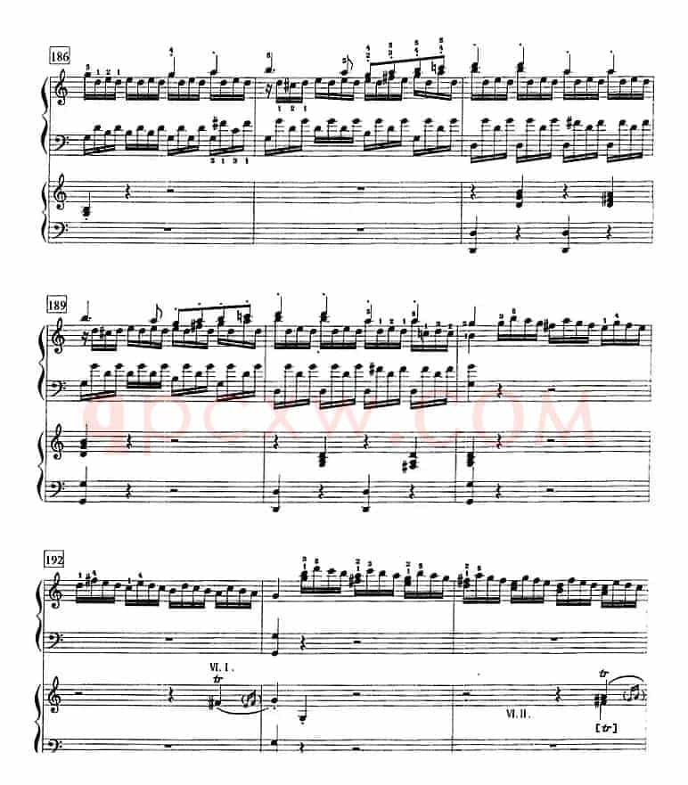 钢琴教程第八级 大型乐曲（C大调第一钢琴协奏曲 Op.15 第一乐章）