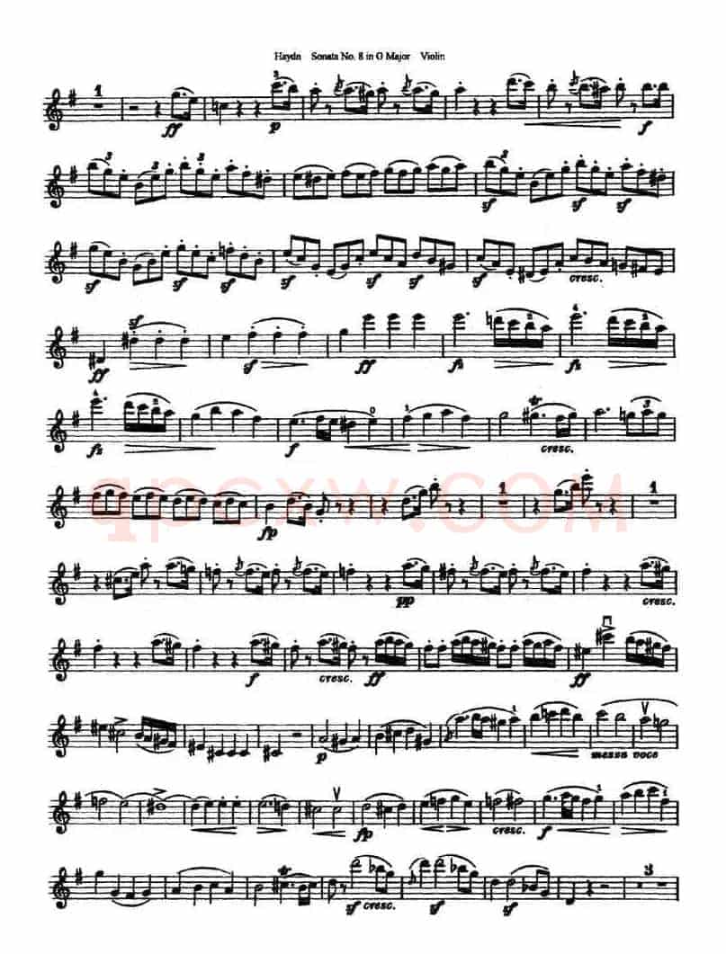 Soata No.8. in G Major