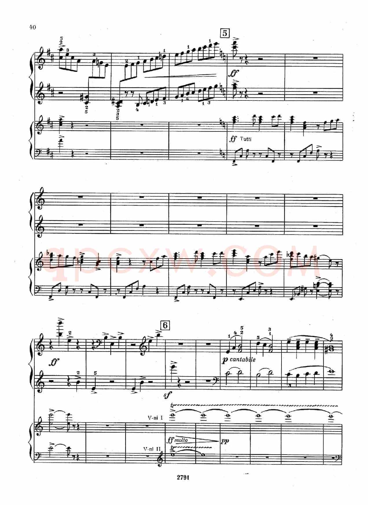 Piano Concerto No.3 in D major, Youth Op.50 - 2 pianos(D大调第三钢琴协奏曲“为青少年而作”Op.50·双钢琴)