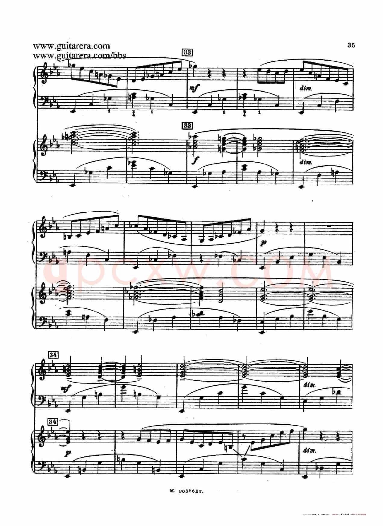 第二双钢琴组曲 Suite for Two Pianos No.2 Op.17(2. 圆舞曲 Valse)