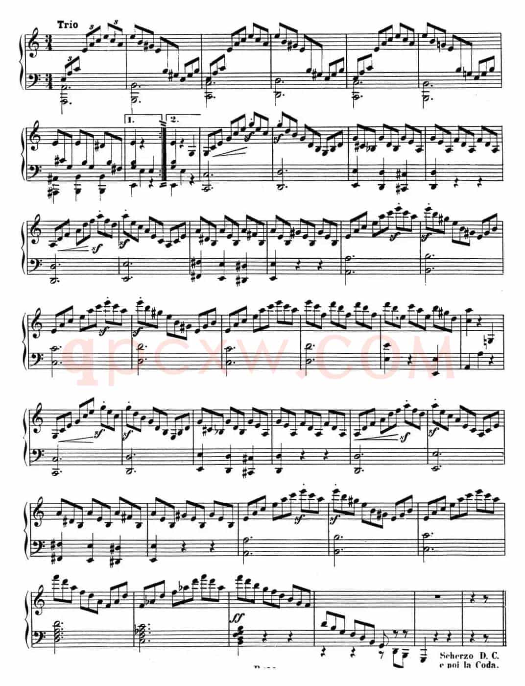 贝多芬钢琴奏鸣曲03 C大调 Op.2 No.3 C major