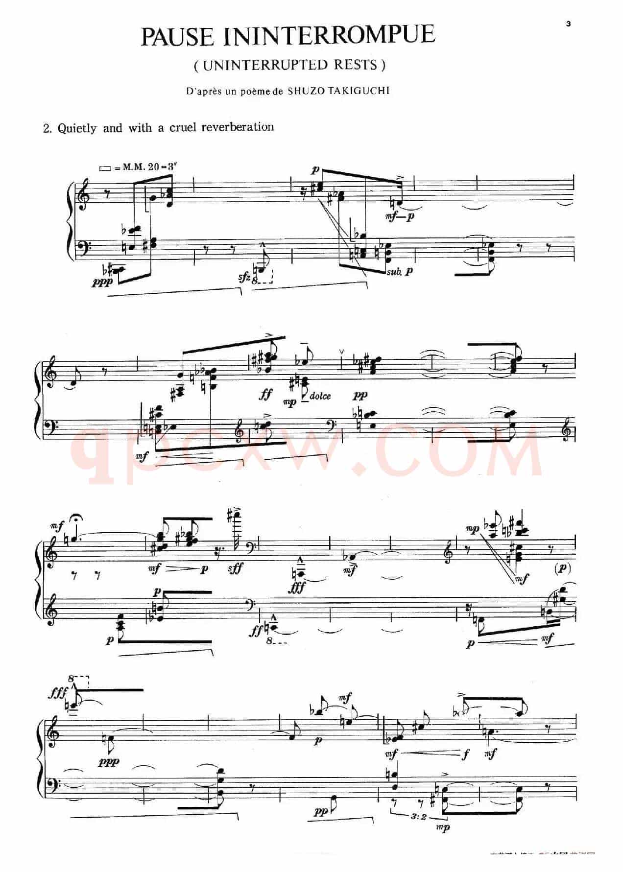 Pause Ininterrompue （无中断的休止·2）