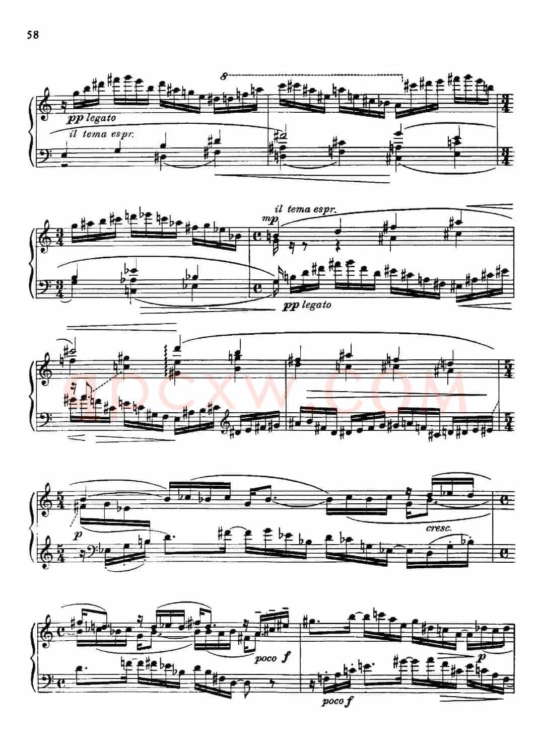 塞缪尔·巴伯 - 降e小调钢琴奏鸣曲 op.26 v.4