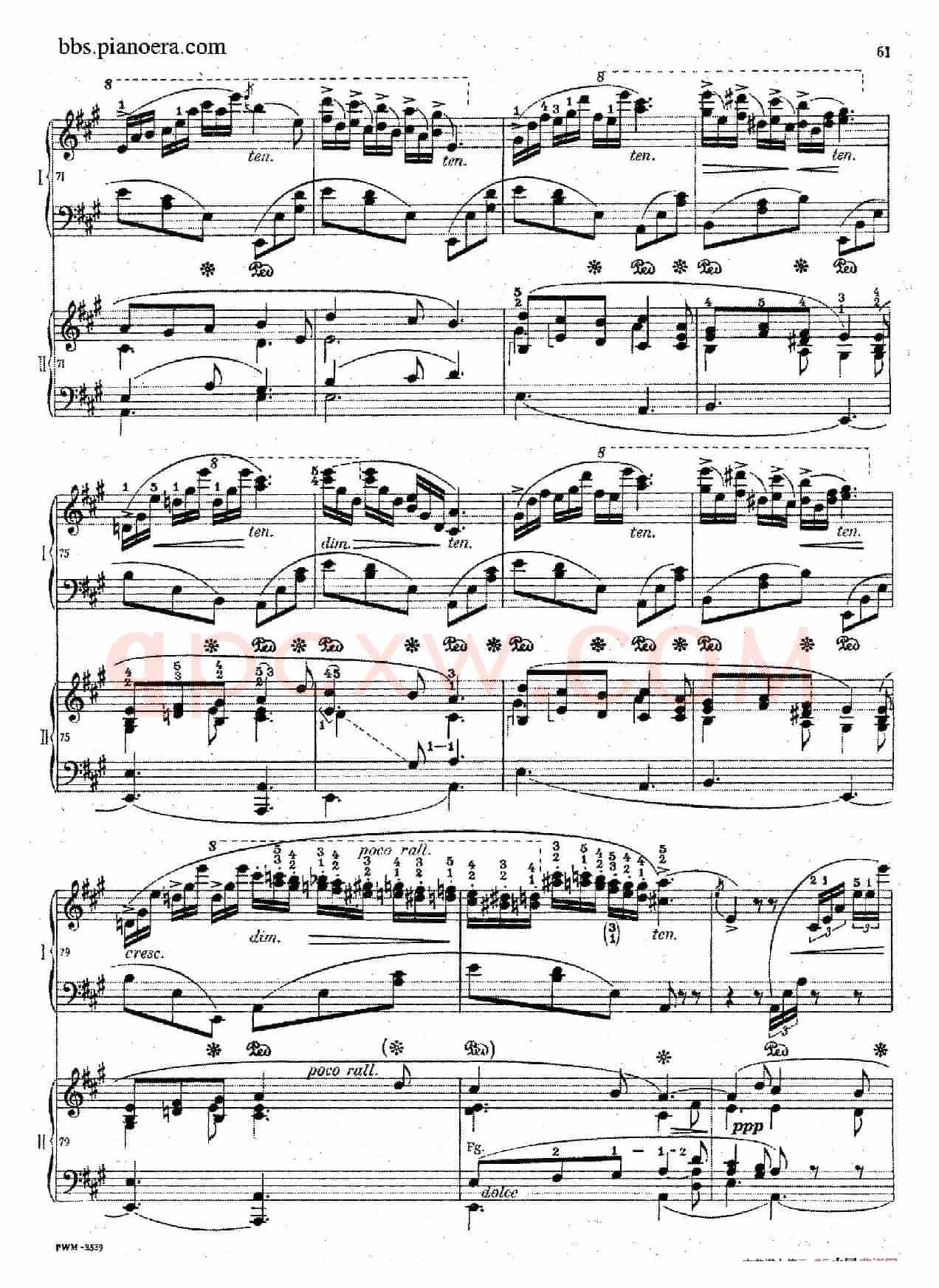 Grand Fantasy on Polish Airs Op.13(华丽的波兰民歌幻想曲·双钢琴版)
