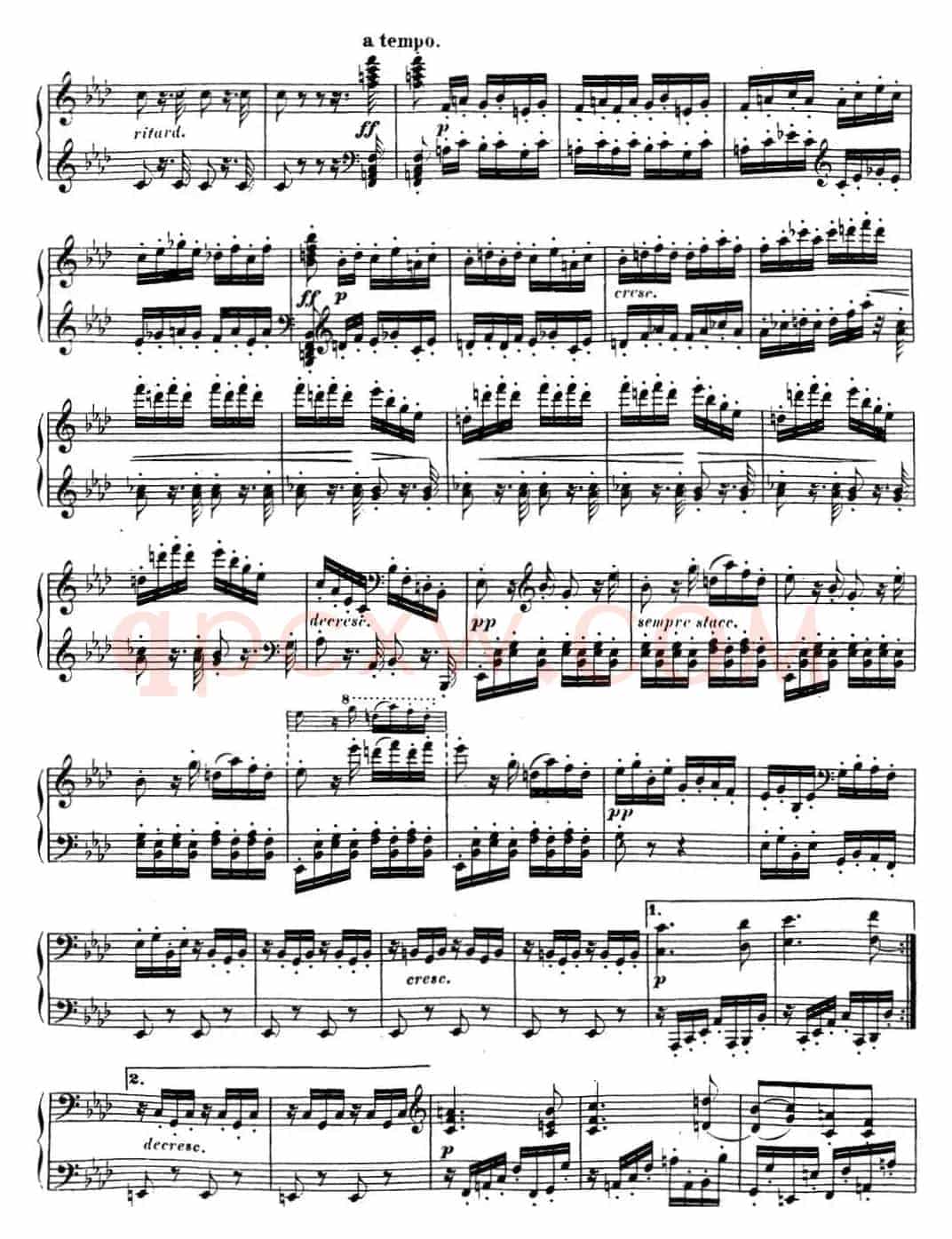 贝多芬钢琴奏鸣曲18 狩猎 降E大调 Op.31 No.3 E-flat major