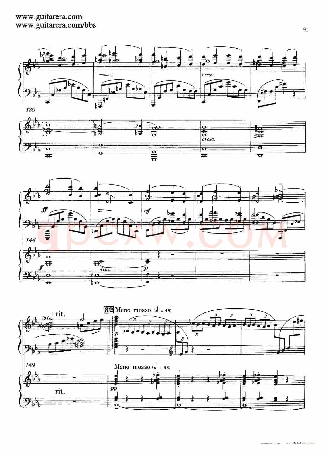 c小调第二钢琴协奏曲 Op.18(双钢琴·第三乐章)