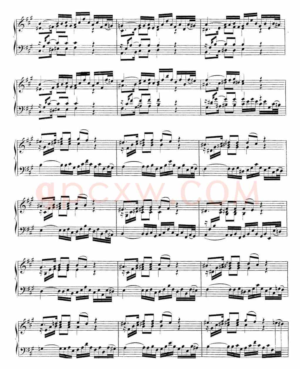 Toccata BWV 910(7首托卡塔·No.1 #F小调)