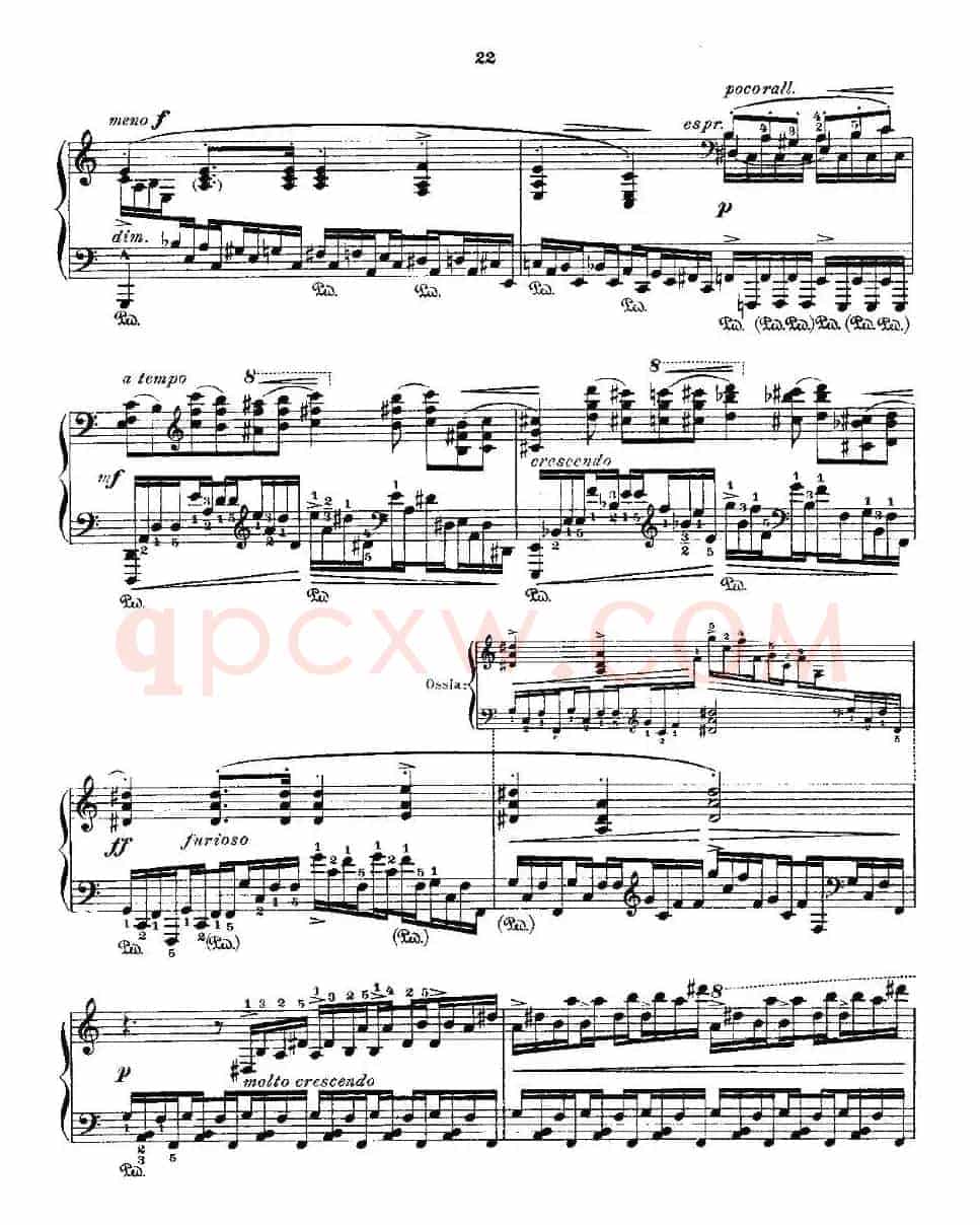 肖邦《练习曲》Fr.Chopin Op.25 No11