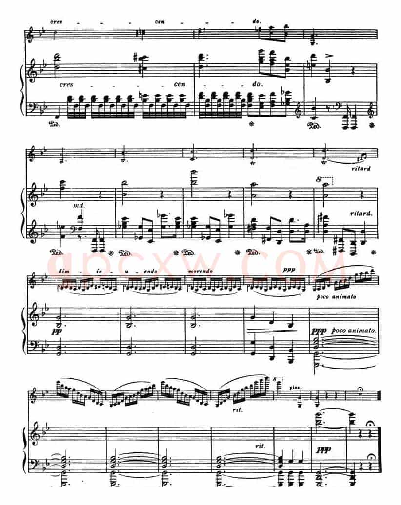 LEGENDE Op.17（传奇）（小提琴+钢琴伴奏）