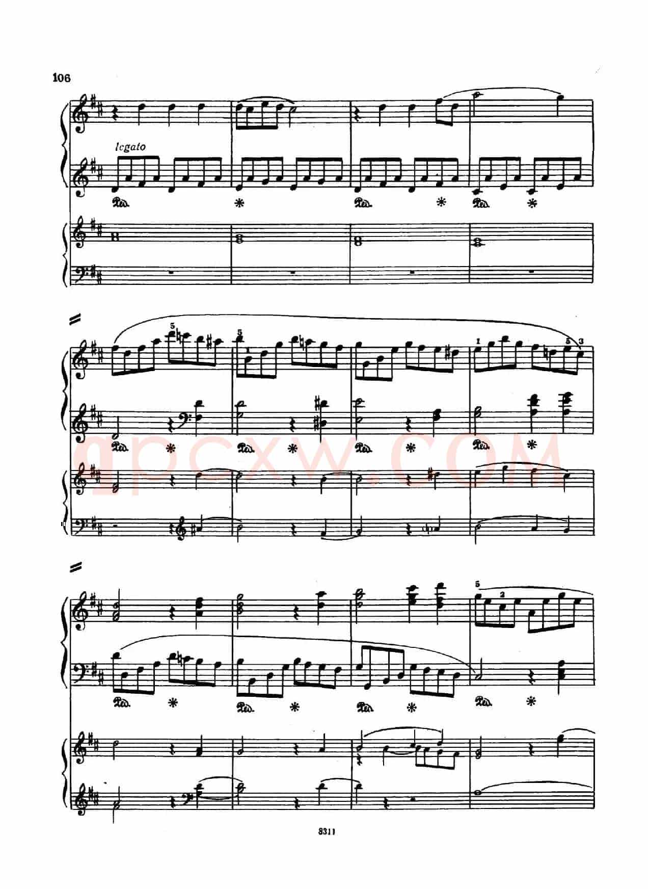 Concerto no 5 K 175 - 2 Piano(Ⅲ)